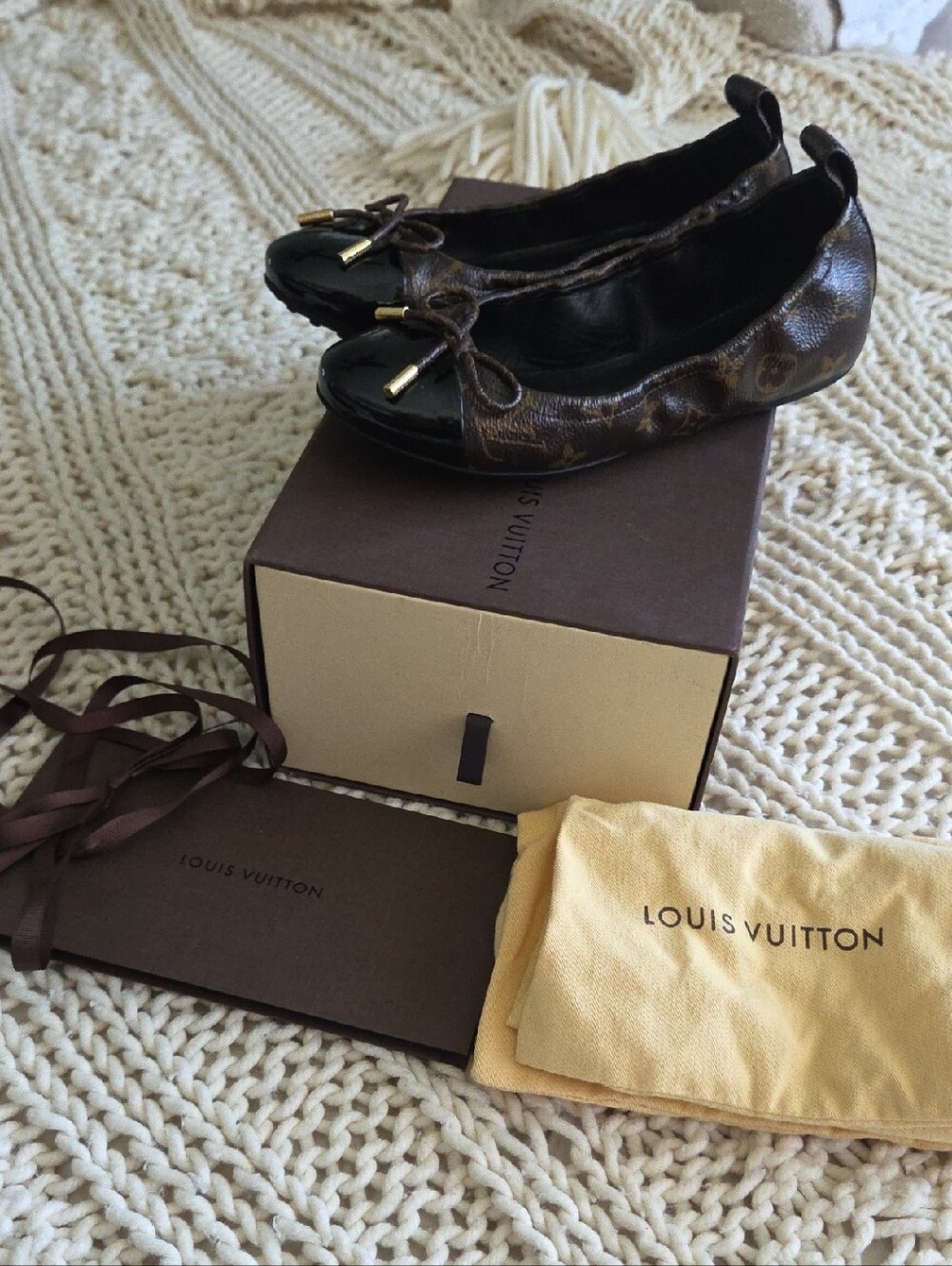 Louis Vuitton Monogram Flirty Ballerina Flats